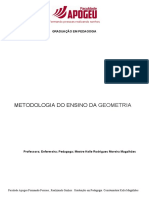 METODOLOGIA DO ENSINO DA GEOMETRIA.doc