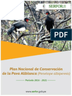 SERFOR 2016 Plan Nacional de Conservación de la Pava Aliblanca (1)