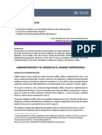 Lectura 03 ADMINISTRACIÓN Y SU ORIGEN EN EL MUNDO EMPRESARIAL