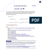 Carboxylic Acids and Their Derivatives C-4.0. Simple Carboxylic Acids