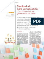 Creatividad para La Innovación - Cómo Dinamizar La Generación de Ideas PDF