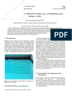 Finding The Water Refractive Index in A Swimming Pool Using A Ruler