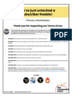 You've Just Unlocked A Subscriber Freebie!: Thank You For Respecting Our Terms of Use