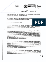 Circular 007 de 05-09-2017 Ministerio de Educacion