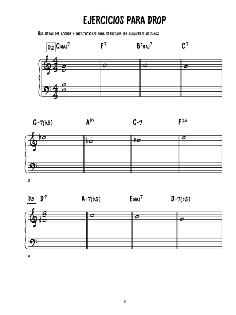 Ejercicios de Drop PDF | PDF