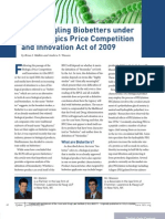 Disentangling Biobetters under the Biologics Price Competition and Innovation Act of 2009