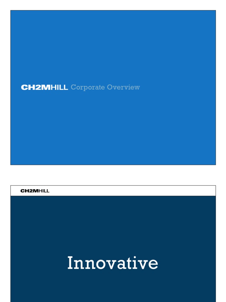 CH2MHILL Corp Overview Print Version-11-06 | PDF