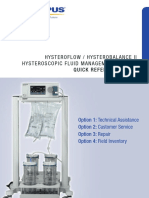 Hysteroflow / Hysterobalance Ii Hysteroscopic Fluid Management System Quick Reference Guide