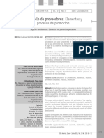 Desarrollo de Proveedores. Elementos Y: Procesos de Promoción