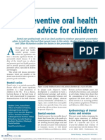 Consejos de salud bucal preventiva para niños (ingles)
