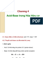 Bai giang CH3220 chương 4 Axit-Bazo trong HHc