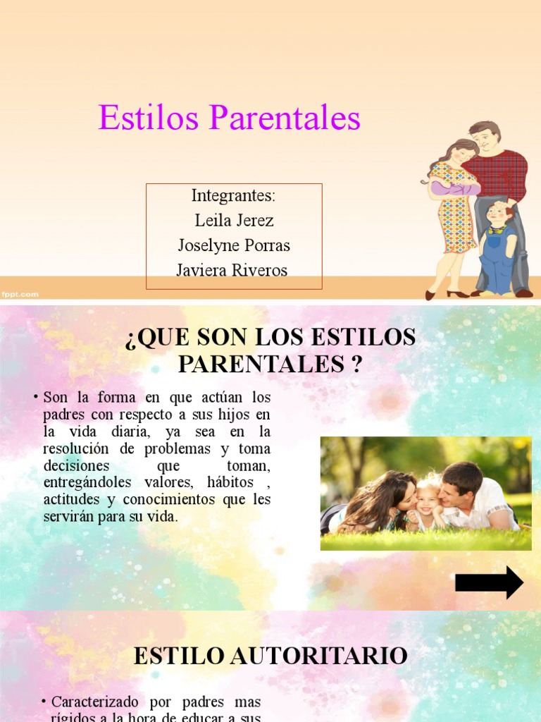 Estilos Parentales y sus Estrategias | PDF | Ciencias del