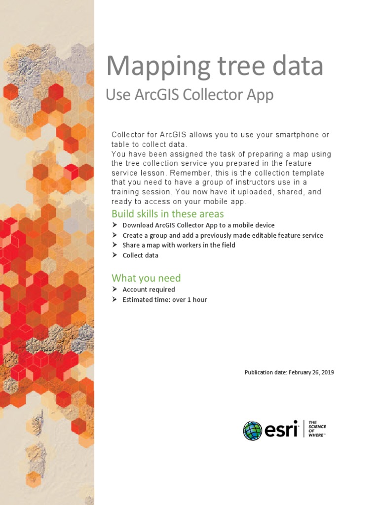 Mapping Tree Data Pdf Pdf Arc Gis Esri