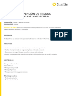 Curso Prevención Riesgos Soldadura 10h Online