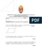 Segundo Examen de Geometria y Trigonometria (MM 111)