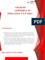 Evaluación Fonoaudiológica de 3 A 5 Años