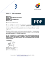 CO-SC-5590-1 Carta de bienvenida nuevo promotor