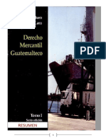 Derecho Mercantil Guatemalteco, Tomo I 6a. Edición - Dr. René Arturo Villegas Lara (RESUMEN) PDF
