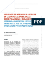 Aprendizaje e IA: implicancias socio-pedagógicas