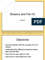 Streams and File I/O