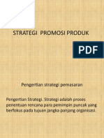Strategi Promosi Produk