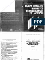 G. de Salama - Lógica Simbólica y Elementos de Metod de La Ciencia - Pags 1 A 60 PDF