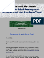 Konservasi Airtanah Utk Intrusi Dan Amblesan - Prof. M. Bisri PDF