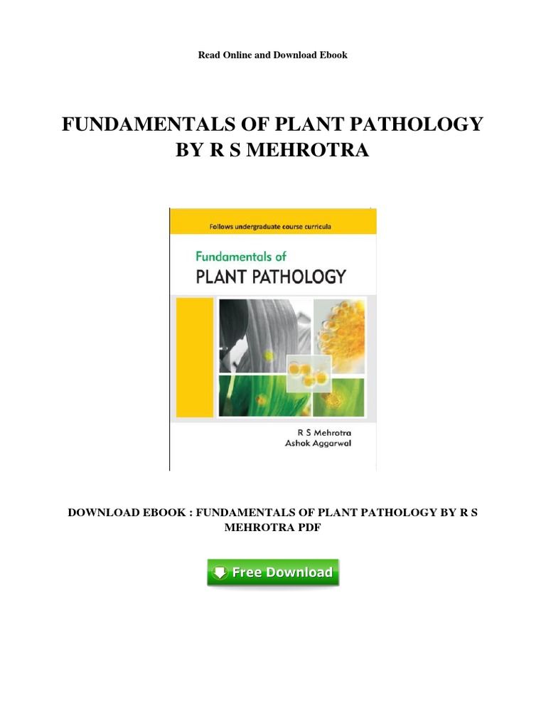 Fundamentals of Plant Pathology PDF | PDF | E Books | Books