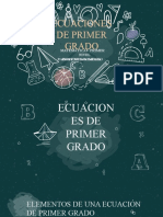 ECUACIONES PRIMER GRADO