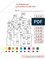 La Multiplicación Tabla Del 6 Práctica