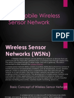 The Mobile Wireless Sensor Network
