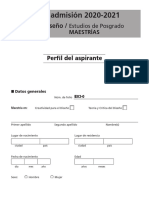 F Perfil aspirante Maestrías 2020