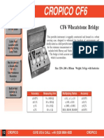 Exactitudes Pte. Wheatstone CF6