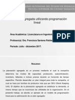 Planeacion Agregada Utilizando Programacion Lineal