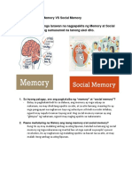 Memory Vs Social Memory