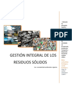 implemetacion y gestion integral  de los residuos Pgirs