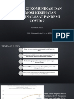 Strategi Komunikasi Dan Promkes Covid 19