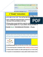 7 Steps Template of Financial Statements and Modeling and Valuation