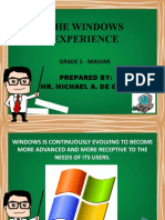 The Windows Experience: Grade 5 - Malvar