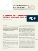 ELEMENTOS DE LA INSERCIÓN EXTERNA DE BRASIL EN EL SIGLO XXI 1