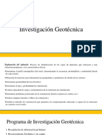 Investigacion Geotecnica