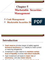 CHAPTER 6 - 1 Cash and Marketable Securities