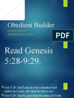 Noah: Obedient Builder: Sunday School Genesis Bible Study