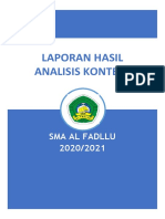 Analisisl Konteks SMA Al Fadllu 20202021 1