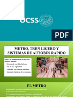 Metro, Tren Ligero y Sistemas de Autobús1.1