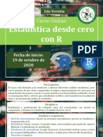 Convocatoria 2da Versión Curso Estadística Desde Cero Con R