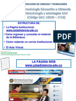 Pagina Institucional y El Aula 1-2013