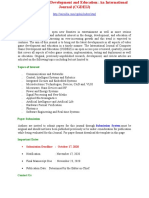 Computer Game Development and Education: An International Journal (CGDEIJ)