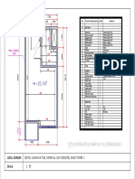 Detail Ukuran Aktual Kamar No.2119 (Dengan Balkon)