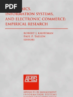 Economics,informations systems and e-commerce